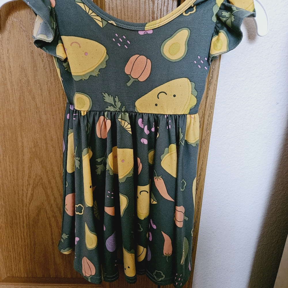 Dot Dot Smile Empire Dress Tacos 12-24